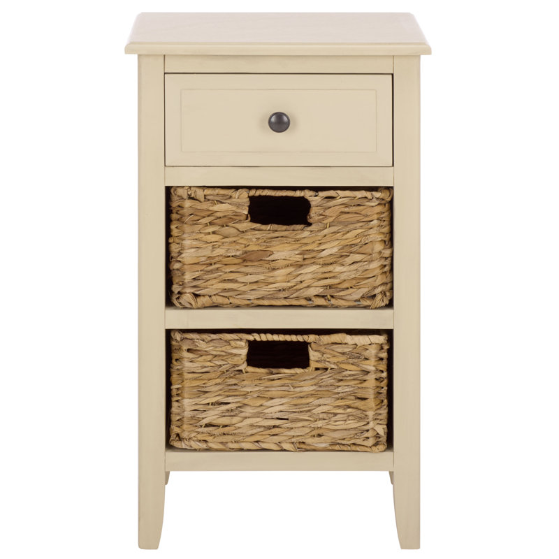 Santa Cruz End Table with Storage, Sand