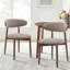 Chaise d'appoint rembourrée en bois massif Vannie-95237292-95237294-95178665