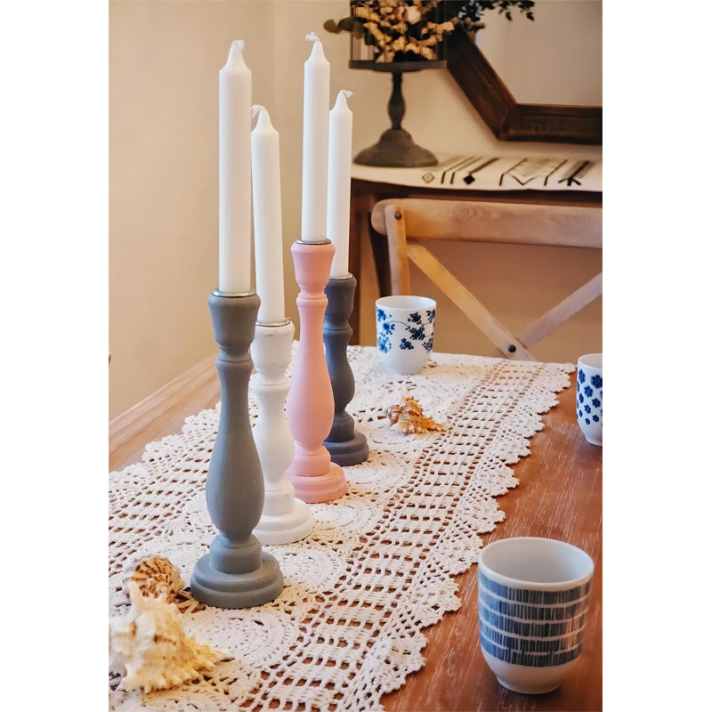 Rectangular Cotton Handmade Crochet Lace Table Runner Doilies Table Dresser Scarf ,16 Inch By 55 Inch,White