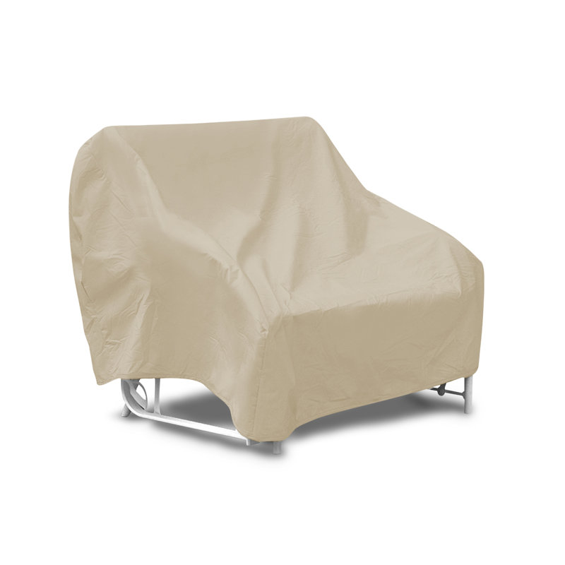 Outdoor Patio Sofa Cover, Tan, 35" H x 54" W x 31" D