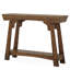 Console de 41 pouces en bois derrière le canapé, petite table d'entrée à 2 niveaux avec rangement, canapé-lit Farmhouse pour couloir, salon, brun rustique