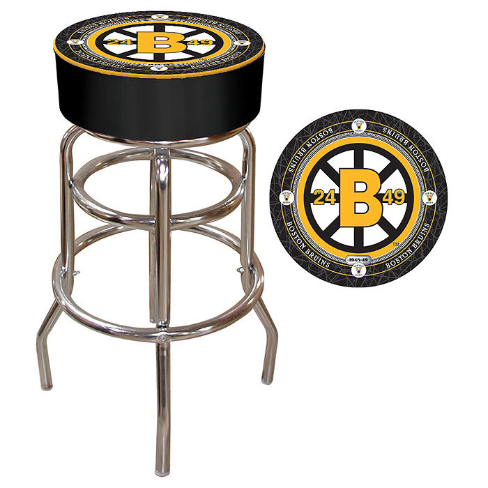 Tabouret de bar pivotant 31 po NHL Montreal Canadian, Bruins de Boston - renvoi de la balle