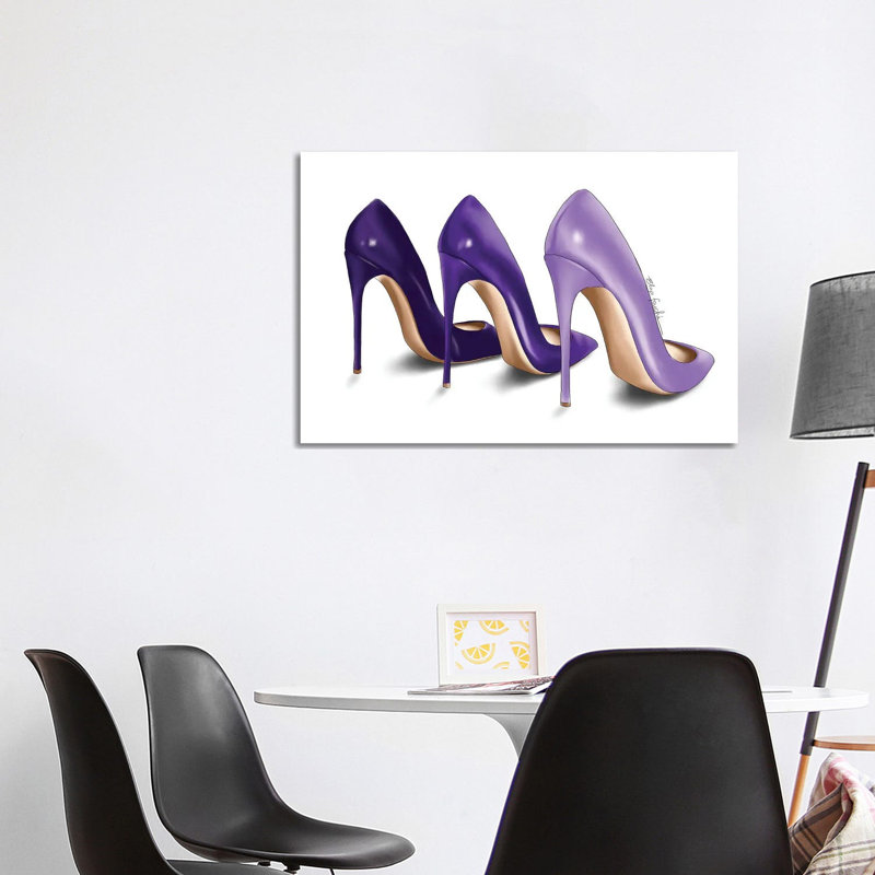 " Purple Shades " by Elza Fouche, 26" H x 40" W x 1.5" D