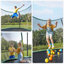 Songmics ft Round Backyard Trampoline with Safety Enclosure-69849530