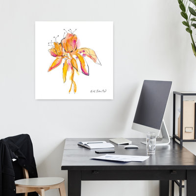 Spicy Abstract Contemporary Flower Art