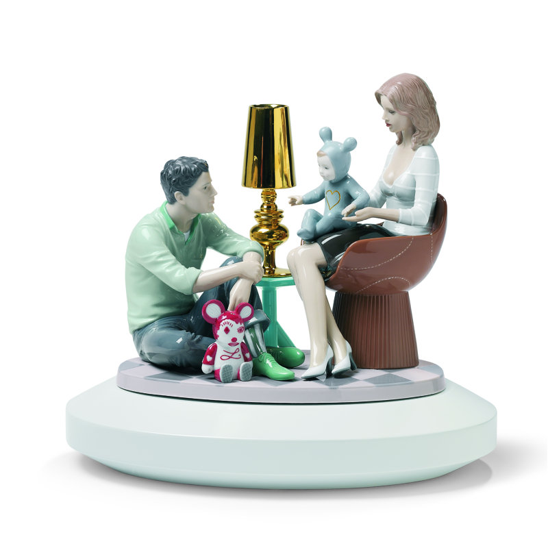 Figurine fantaisie la famille