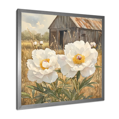 Demetra pivoines par le poulailler I - pivoines, art mural