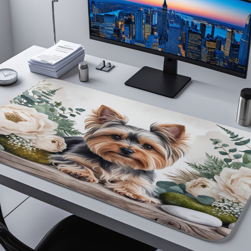 Polyester Desk Pad, 14.4x12.1