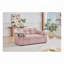 Canapé-lit chenille en tissu avec accoudoirs de rangement, port USB et table d'appoint-193721392