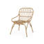 Chaises d'extérieur - Faux, l 29,61 po x l 24,51 po, H 33,26 po, brun, fer 2 pièces, patio avec cadre, H 33,26 po