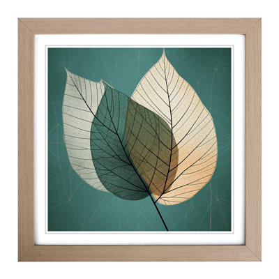 Leaf Geometric - Framed Print