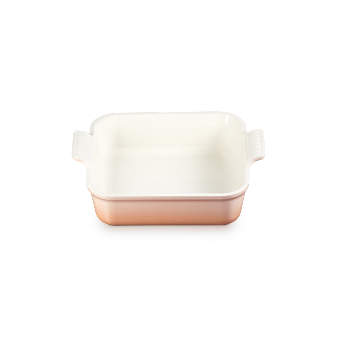 3 Qt. Heritage Square Dish, Peche Le Creuset