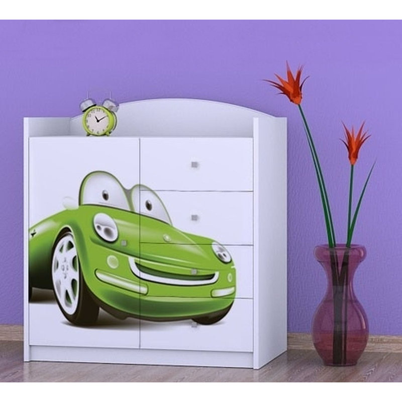 Nieman Kids 4 - Drawer Combo Dresser, White