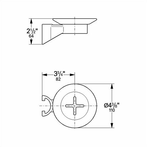 Relexa® Soap Dish, StarLight Chrome