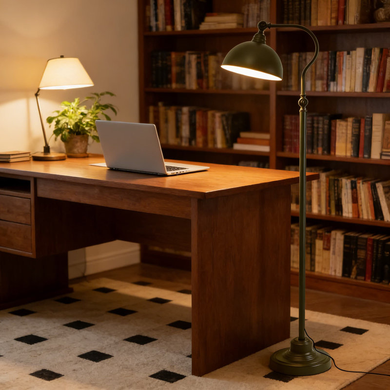 Lampe sur pied réglable avec télécommande et gradateur Bluetooth, lampe de lecture moderne pour le salon, la chambre à coucher, le bureau, le bureau et la bibliothèque avec lumière blanche chaude à froide