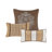 7 Piece Jacquard Comforter Set/Gold