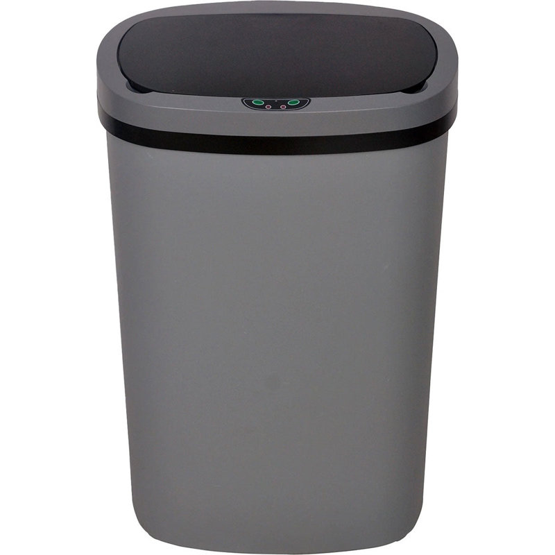 Plastic Motion Sensor Kitchen Trash Can - 50L, Grey