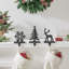Porte-bas de Noël en fonte