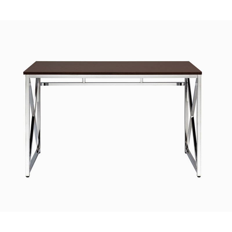 Bureau en MDF Madison / chrome Madison
