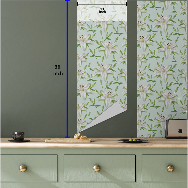 Torrick Roll, L 36 po x l 13 po, Vert fougère / gris pâle