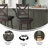 Francis Classic Crossback Wooden Swivel Dining Stool-1457101691-1456082827