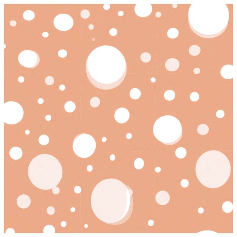Polka Dots Throw Pillow, Pattern Double Sided Pillows, 14 x 14 inches