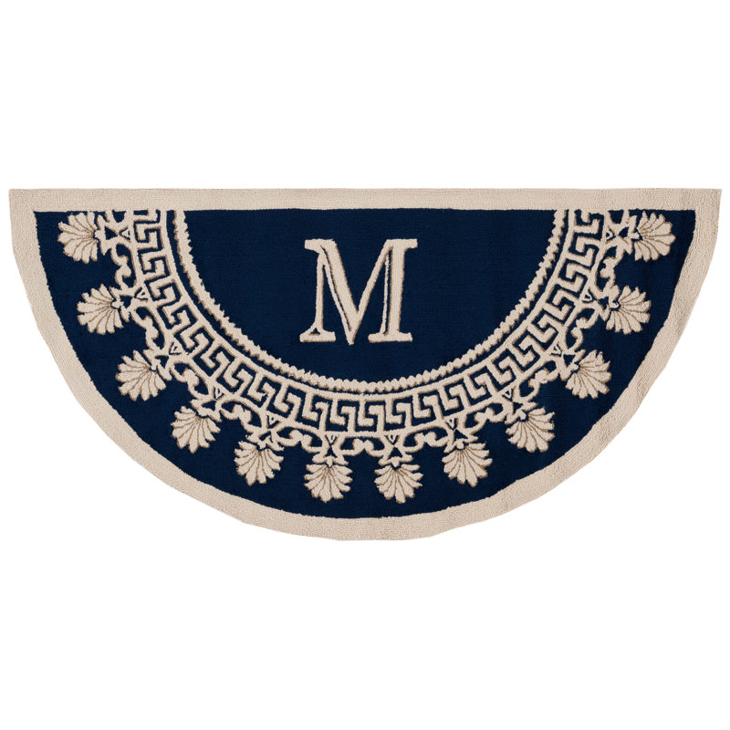 Paillasson Klucevsek, Bleu marine, M, L 30 po x L 48 po