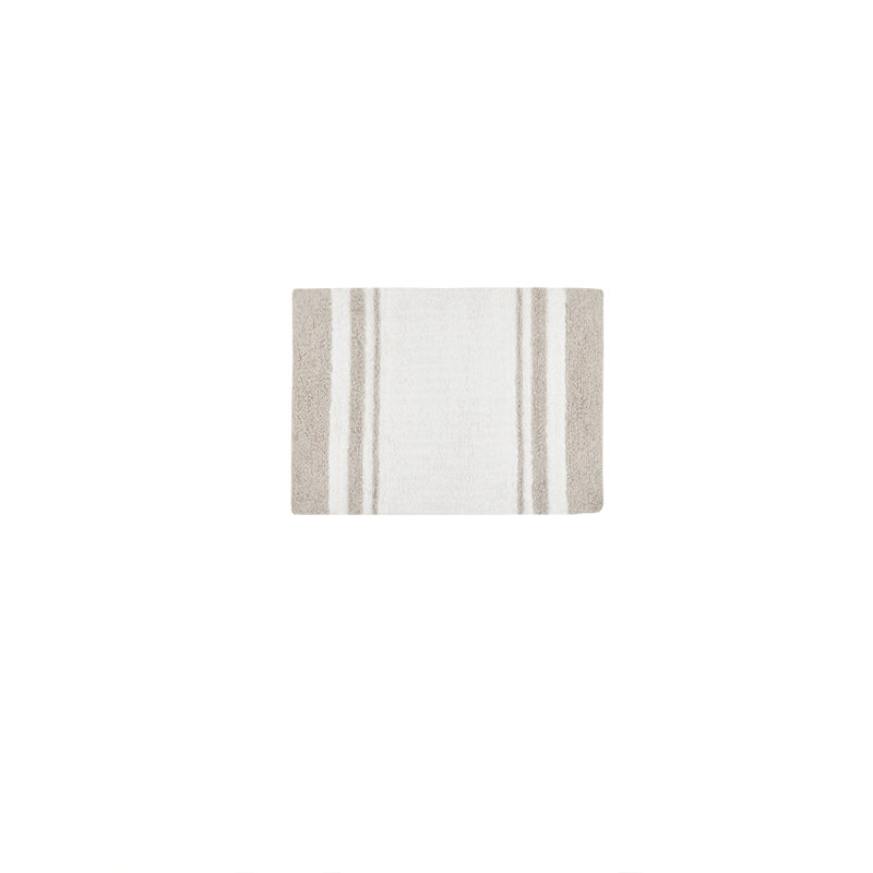 Reversible Bath Rug, 30" L x 20" W, Taupe