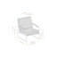 Fauteuil large 27,22 po Soteria-1974172447