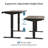 63"×30" Height Adjustable Electric Standing Desk Height Stand Up Computer Desk (Not Include Stools)-609600973-609600974
