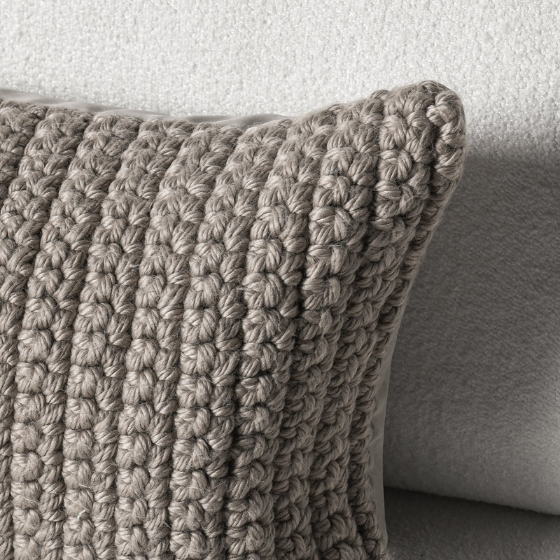 Coussin d'extérieur Prism Performance, Naturel, H 14 po x l 26 po, Forme rectangulaire