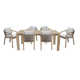 Joly 71'' Rectangular 6 - Person Outdoor Dining Set