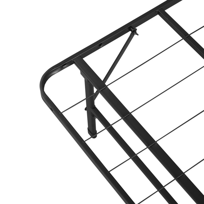 Overshores 14" Modern Metal Bed Frame with Steel Slat Support – Durable, Space-Saving Folding Bed Frame for Enhanced Comfort and Stability