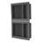 Shower Niche, 16 x 24 inch + 16 x 24 inch Recessed Wall Niche with Movable Shelf, 4 inch Thick Modern Soap&Shampoo Storage Organizer,Square Corners,Sealed Waterproof,Black for Bathroom Shower