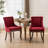 Bronze Nail Head Upholstered Side Dining Chair-1224793321