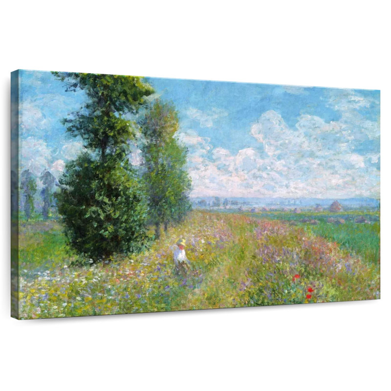 Alvord Meadow With Poplars, 8'' H X 12'' W