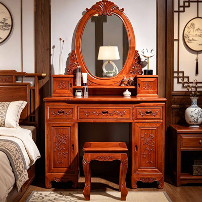 Chinese style retro high-end dressing table