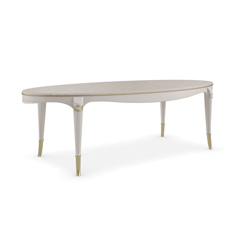 Oval Solid Wood Dining Table