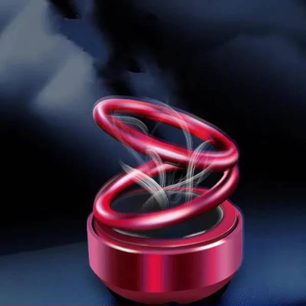 Double anneau de suspension de voiture, parfum de voiture, parfum de voiture, rouge Chine