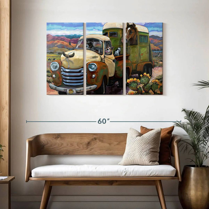 Ketti Git Along Lil Dogies, 28" H x 45" W