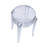 Pinecrest 18" Plastic Bar Stool with Sturdy Seat and Base (Set of 2)