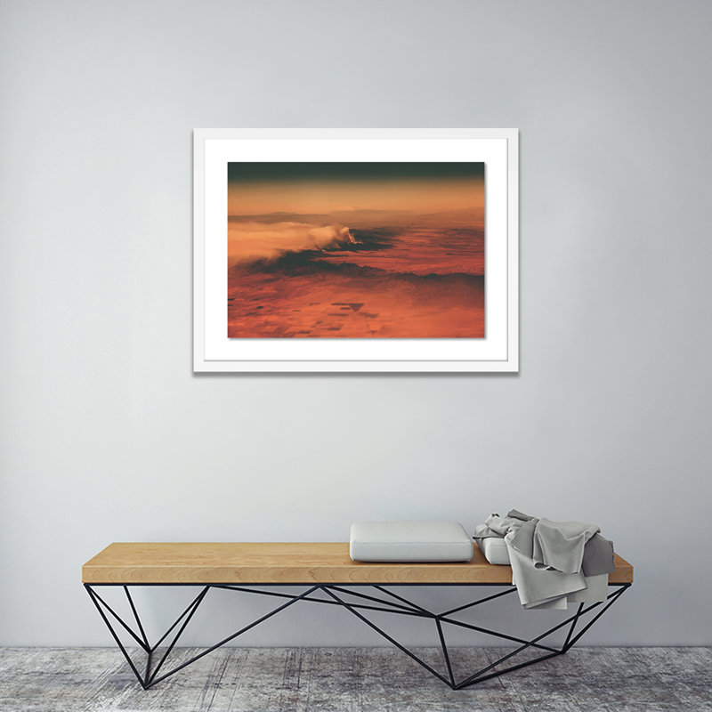 Storm, Arizona Print by Riley Ryan-Wood, White, 29" H x 40" W x 2.5" D