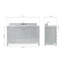 Ensemble de meuble-lavabo simple 61 po Flynt-64627257-64627258