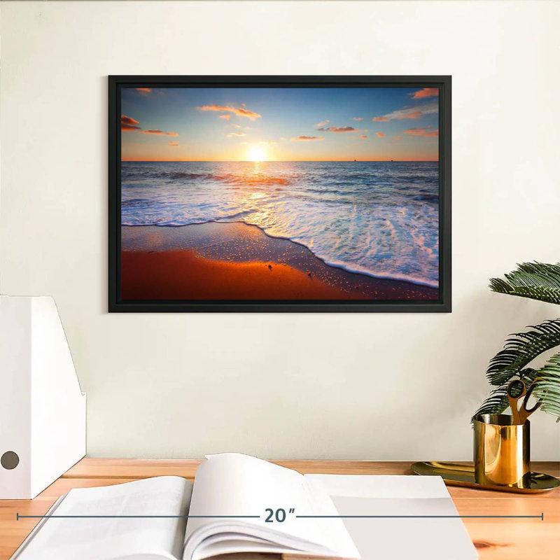 Siesta Maulik, Cadre flottant noir, 13 po x 9 po