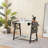 45.5" X 23.6" Sewing Table With Sewing Machine Platform