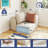 38" Compression  Chenille Frameless Modular Corner Chair, Upholstered Memory Foam Sectional Component with 2 Pillows-2042138294