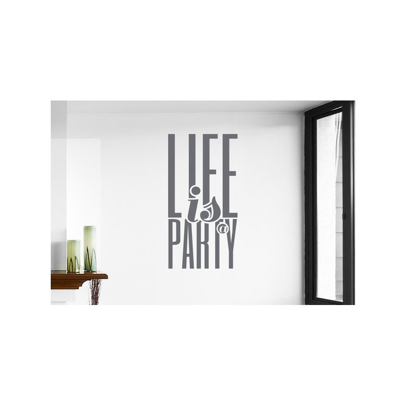 Wall Decal, Grey, Large