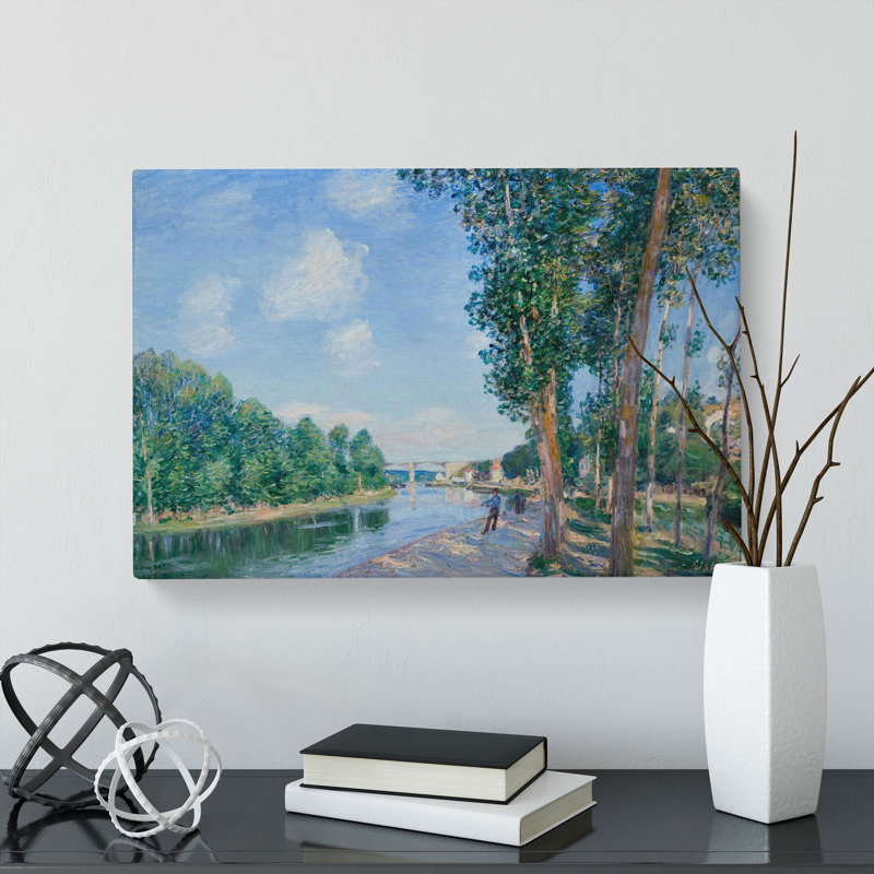 June Sunshine by Alfred Sisley - Wrapped Canvas, 40cm H x 60cm W x 3cm D