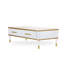 Table basse à 4 pieds avec rangement