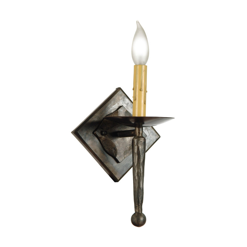 Applique murale à 1 lumière pour bougie